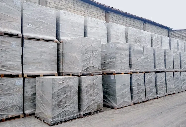 Газоблоки на поддонах